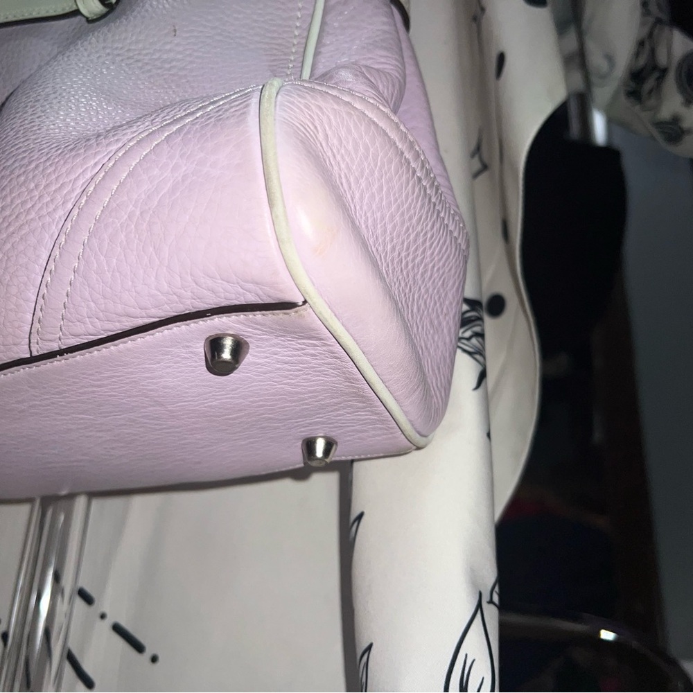 Coach Lavender Hampton Satchel Shoulder Bag - Picture 4 of 6